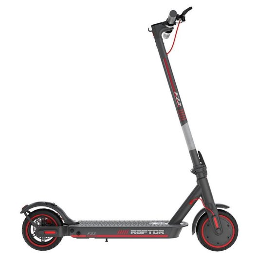 Patinete eléctrico Aiwa F22 Raptor 350W Autonomía 30km Ruedas sólidas Gris
