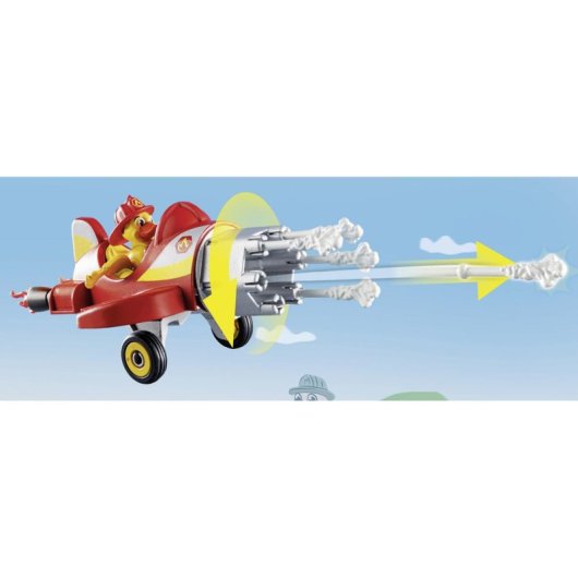 Camión de Bomberos Playmobil Duck On Call 70911 con Efectos de Luz y Sonido