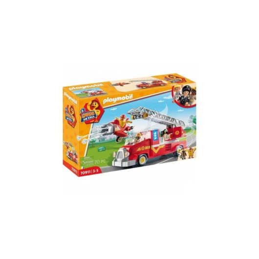 Camión de Bomberos Playmobil Duck On Call 70911 con Efectos de Luz y Sonido
