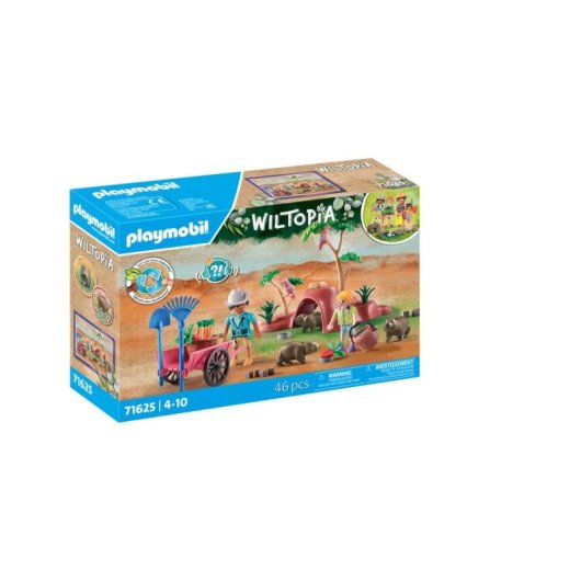 Spielzeug-Set Playmobil Wiltopia Wombat-Australien-Refugium