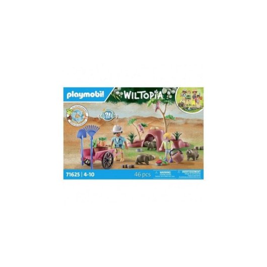 Spielzeug-Set Playmobil Wiltopia Wombat-Australien-Refugium