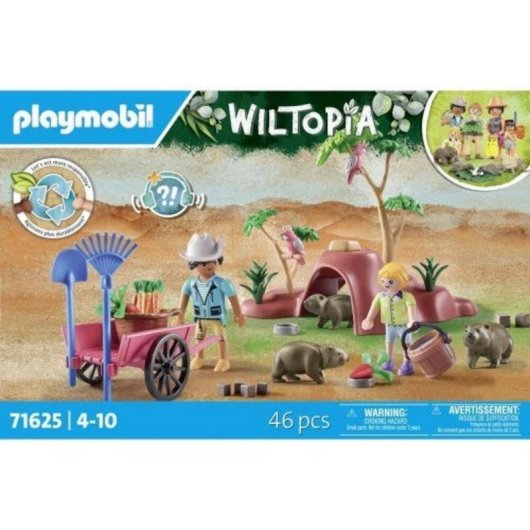 Spielzeug-Set Playmobil Wiltopia Wombat-Australien-Refugium