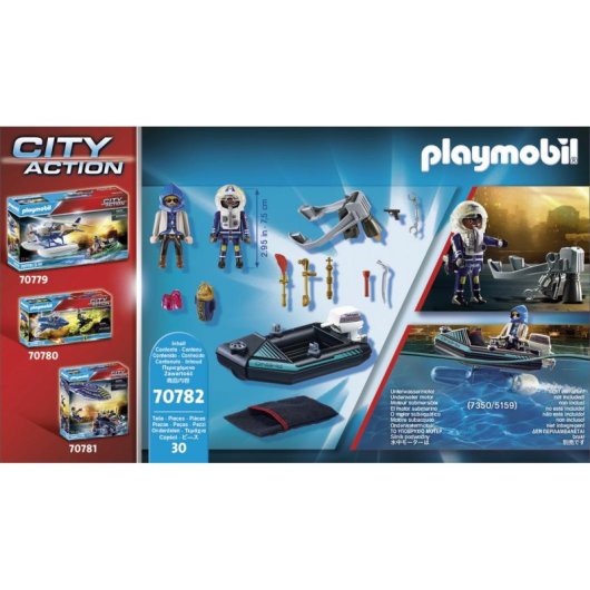 Set di Giocattoli Playmobil City Action 70782 Polizia