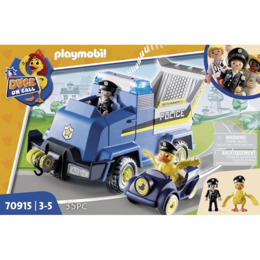 Polizeifahrzeug Playmobil Duck On Call 70915 mit Sound und Licht