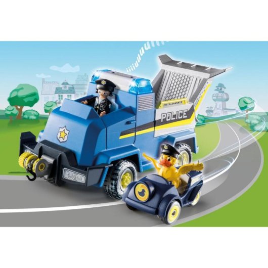 Polizeifahrzeug Playmobil Duck On Call 70915 mit Sound und Licht