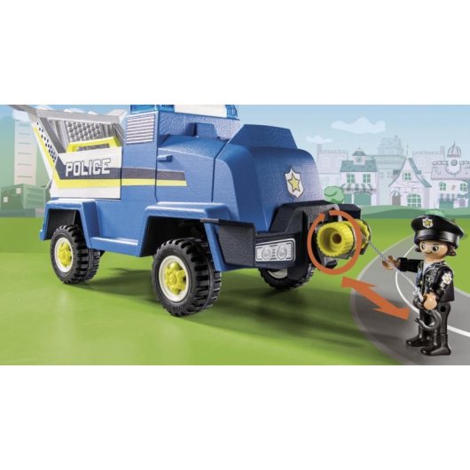Polizeifahrzeug Playmobil Duck On Call 70915 mit Sound und Licht