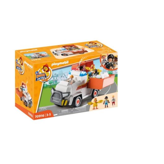 Gioco Playmobil Duck On Call Auto e città 3 pezzi