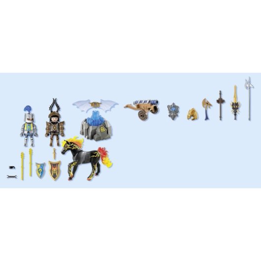 Figura de juguete Playmobil Novelmore 71645 Multicolor Plástico 41 piezas