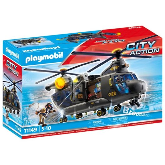 Elicottero Playmobil City Action 71149 Multicolor 5-10 anni