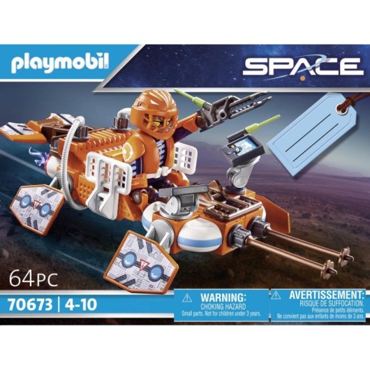 Figura de juguete Playmobil Space Speeder 70673 Multicolor Plástico