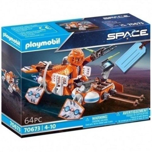 Figura de juguete Playmobil Space Speeder 70673 Multicolor Plástico