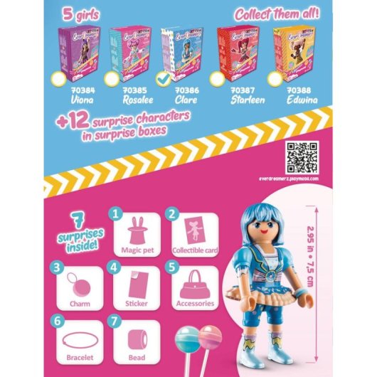 Figurina Playmobil EverDreamerz Clare Candy World