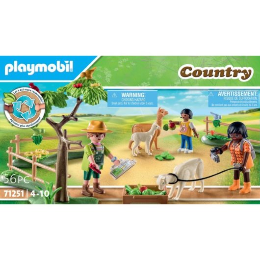 Figura de juguete Playmobil Country 71251 Alpacas 4 años Multicolor