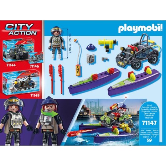 Gioco Playmobil City Action 71147 Avventura 156 pezzi