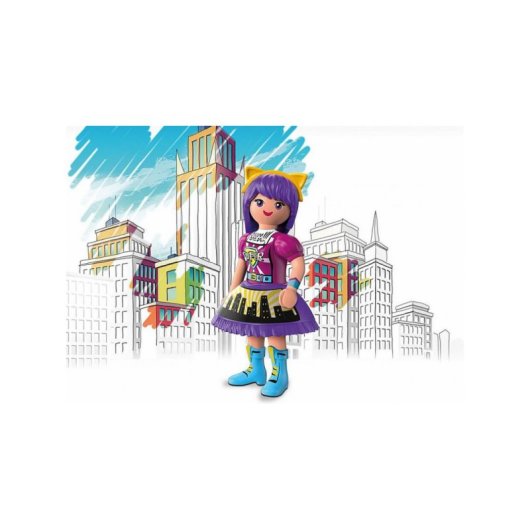 Figura de juguete Playmobil Everdreamerz Viona Comic World Series 2 Multicolor