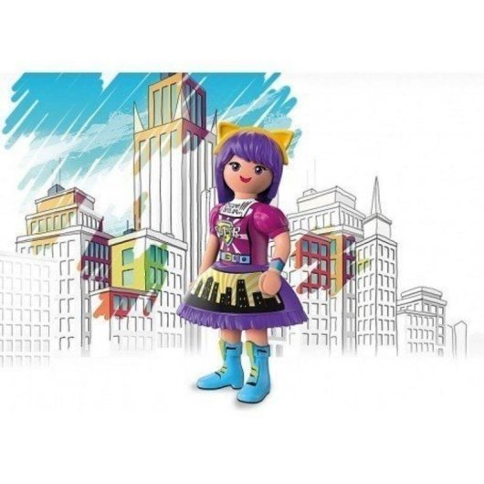 Figura de juguete Playmobil Everdreamerz Viona Comic World Series 2 Multicolor