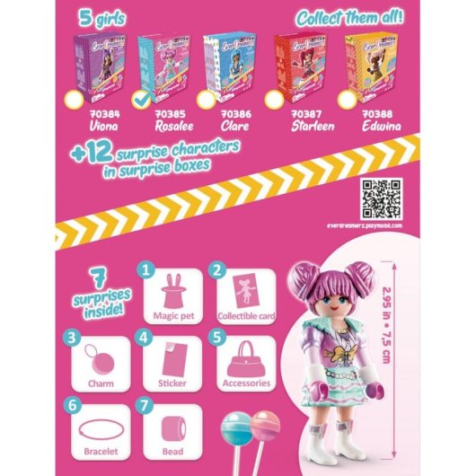 Figura de juguete Playmobil Rosalee EverDreamerz Candy World
