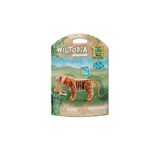 Figura de Juguete Playmobil Wiltopia Tigre Multicolor Plástico 5-10 años
