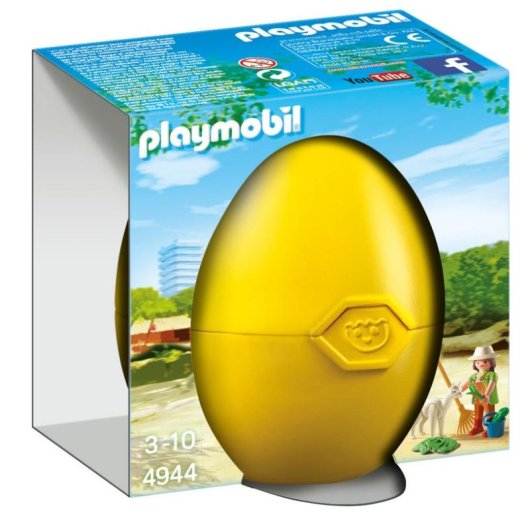 Figura de juguete Playmobil Alpaca con cuidadora 04944 3 años multicolor