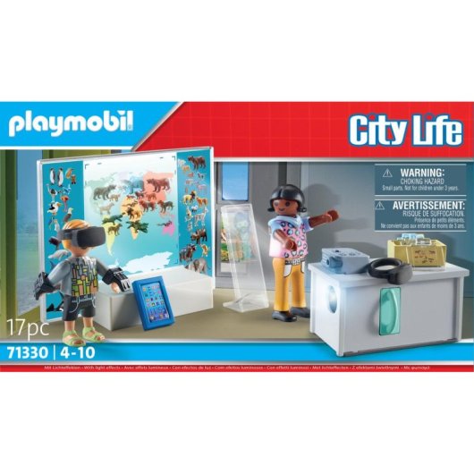 Set de juguetes Playmobil City Life 71330 Aula Virtual Multicolor Plástico