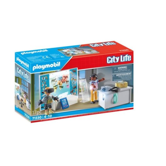 Set de juguetes Playmobil City Life 71330 Aula Virtual Multicolor Plástico