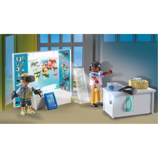 Set de juguetes Playmobil City Life 71330 Aula Virtual Multicolor Plástico