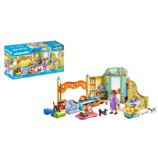 Casa para Mascotas Playmobil 71743 Multicolor Plástico