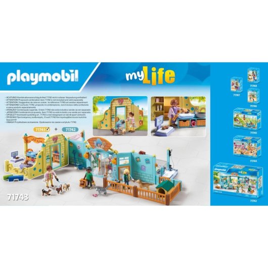 Casa para Mascotas Playmobil 71743 Multicolor Plástico