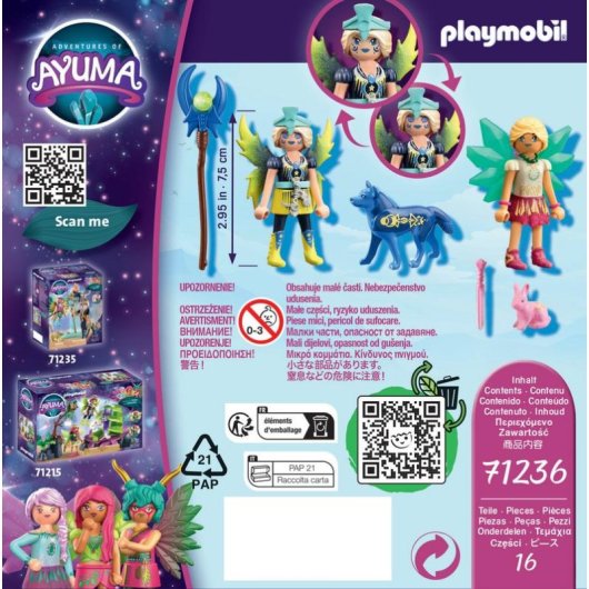 Figurina Playmobil Ayuma 71236 Multicolore 85 Pezzi