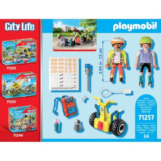 Figurina Playmobil City Life 71257 Multicolore 25 pezzi