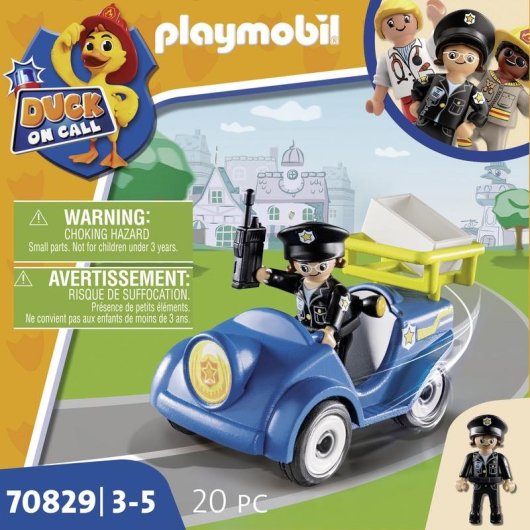 Figurina Playmobil Duck On Call Polizia 3-5 anni Multicolore Plastica