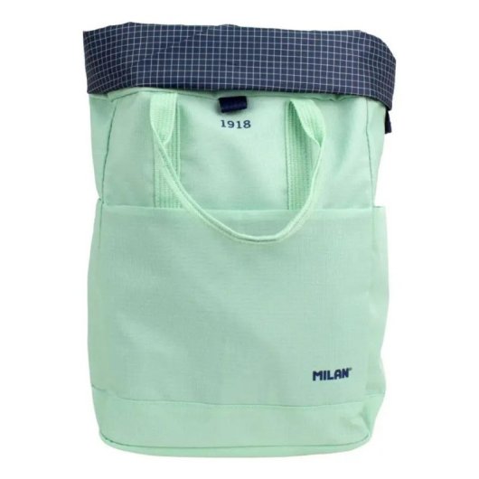 Mochila Urbana Milan 10L Cierre Roll Top Verde