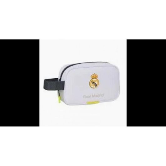 Necessaire Safta Real Madrid 1ª Equipação 2 Fechos Eclair 5 L