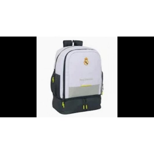 Mochila desportiva Safta unisex 15L poliéster preto cinzento
