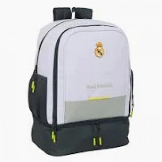 Mochila desportiva Safta unisex 15L poliéster preto cinzento
