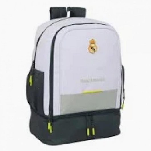 Mochila desportiva Safta unisex 15L poliéster preto cinzento
