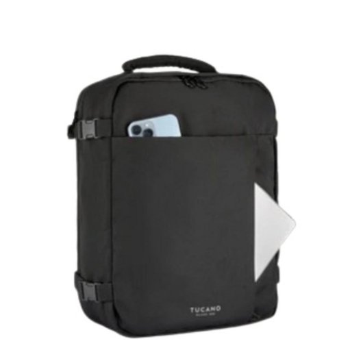 Zaino Tucano Tugò M 23L Nero Unisex 16" Compartimento Portatile