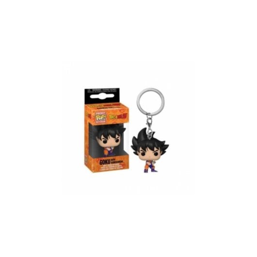 Llavero Funko Pop! Dragon Ball Z Goku de anilla marrón en vinilo