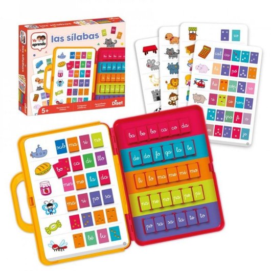 Juego Educativo Diset Yo Aprendo Las Sílabas 5 Años Cartón Plástico Multicolor