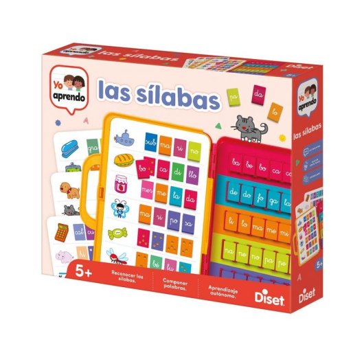 Juego Educativo Diset Yo Aprendo Las Sílabas 5 Años Cartón Plástico Multicolor