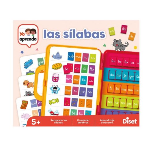 Juego Educativo Diset Yo Aprendo Las Sílabas 5 Años Cartón Plástico Multicolor