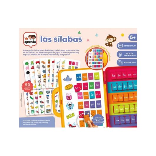 Juego Educativo Diset Yo Aprendo Las Sílabas 5 Años Cartón Plástico Multicolor
