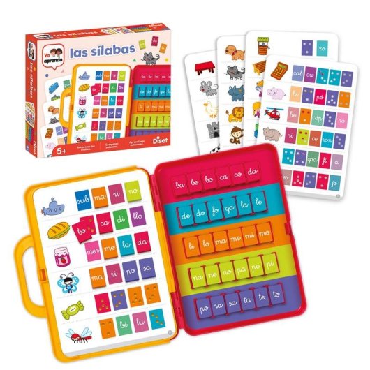Juego Educativo Diset Yo Aprendo Las Sílabas 5 Años Cartón Plástico Multicolor