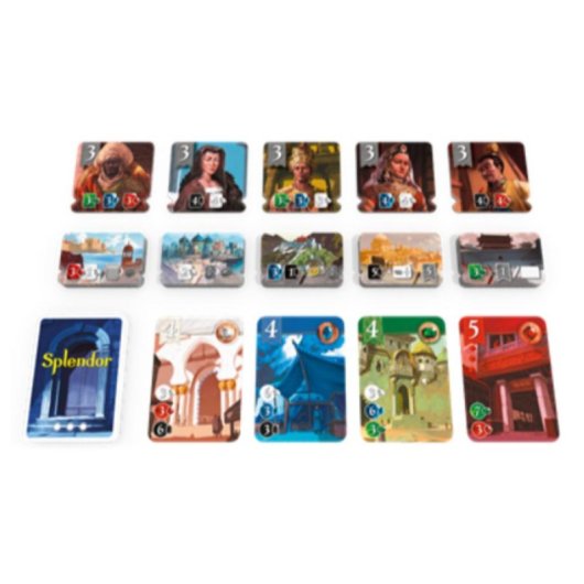 Juego de cartas Splendor La Ruta de la Seda Asmodee Expansión