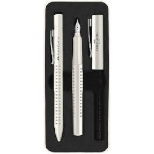 Kugelschreiber und Füller Faber-Castell 201527 Weiß 2 Stück