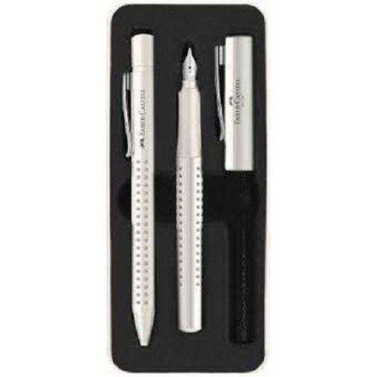 Kugelschreiber und Füller Faber-Castell 201527 Weiß 2 Stück