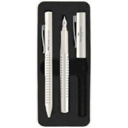 Kugelschreiber und Füller Faber-Castell 201527 Weiß 2 Stück
