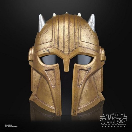 Capacete Eletrónico Star Wars The Armorer Hasbro Black Series Iluminação