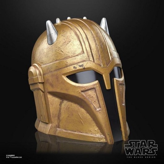 Capacete Eletrónico Star Wars The Armorer Hasbro Black Series Iluminação