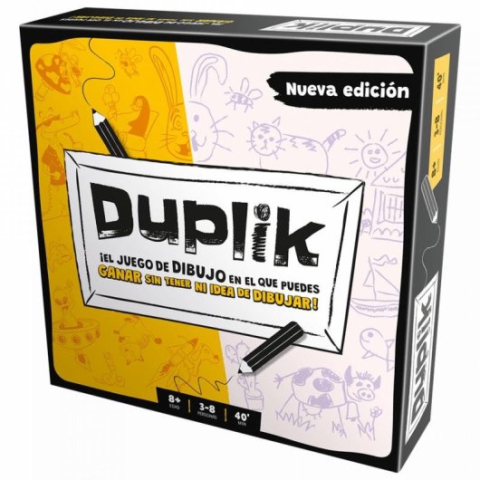 Juego de mesa Duplik Zygomatic para dibujar 3 a 8 jugadores 8 años 40 min